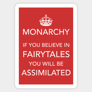 Monarchy Rules? Sticker